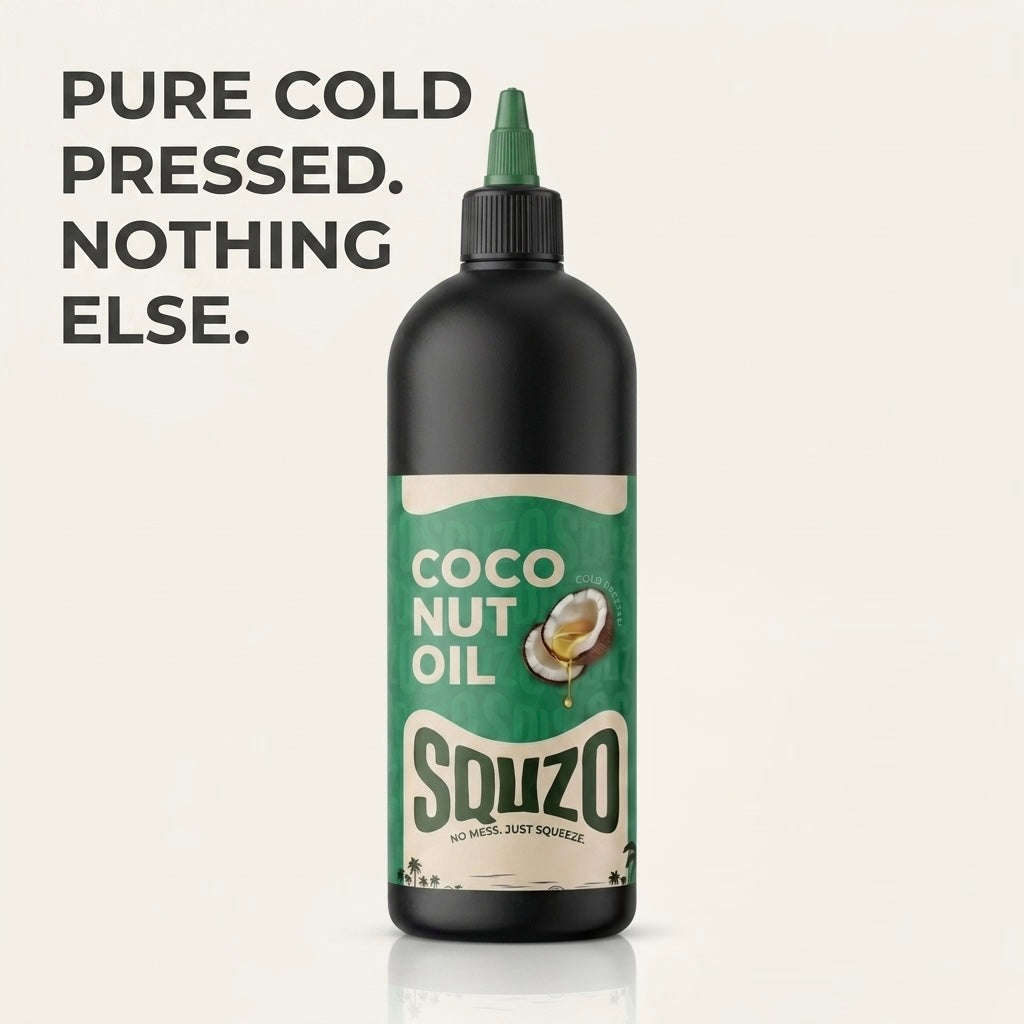SQUZO Cold Pressed Coconut Oil - 500ml